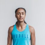 Nobull レディース レーサーバック タンク (ネオン) ブルー