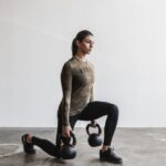 Nobull レディース ロングスリーブ Tシャツ (カモ) アーミー
