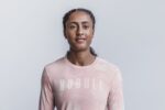 Nobull レディース ロングスリーブ Tシャツ (迷彩) ダスティ