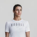Nobull レディース Tシャツ (カモ) ホワイト