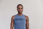 Nobull レディースハイネックタンクトップ(明るい色) コースタルブルー - 画像 (3)