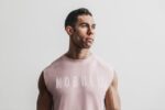 NobullメンズノースリーブTシャツ（シーズンカラー）ダスティ