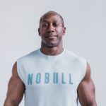 NobullメンズノースリーブTシャツ（旬色）ice