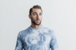 Nobullメンズ長袖Tシャツ（タイダイ）ice - 画像 (3)