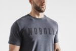 NobullメンズTシャツ（定番カラー）チャコール - 画像 (2)