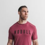 NobullメンズTシャツ（定番カラー）ワイン