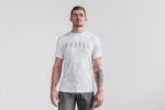NobullメンズTシャツ（桜）白