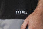 NobullメンズVネックTシャツブラック - 画像 (4)