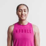 Nobullレディースハイネックタンク（明るい色）ラズベリー