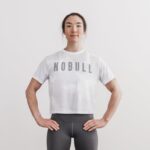 Nobullレディースボクシーティー（カモ）ホワイト