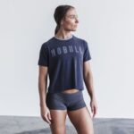 NobullレディースボクシーTシャツネイビー