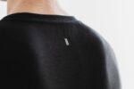 NobullレディースロングスリーブTシャツブラック - 画像 (2)